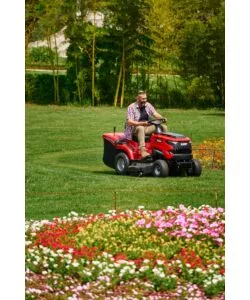 TRATTORINO TAGLIAERBA A SCOPPIO BLUEBIRD "TR P 86H" TAGLIO 86 CM MOTORE 432 CC- CON CESTO DI RACCOLTA